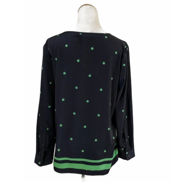 GAP NWOT Long Sleeves Polka Top Medium - Picture 6 of 9